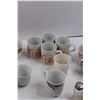 Image 4 : (17) Used Coffee Mugs & (3) Salt/Pepper Shakers