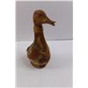 Image 7 : (2) Vintage Leather Covered Duck Inspired Liquor Decanters - Made in Italy