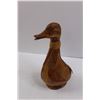 Image 8 : (2) Vintage Leather Covered Duck Inspired Liquor Decanters - Made in Italy