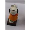 Image 9 : Sheewai Art Pottery Vase w/Sand & Snoopy Coin Bank