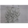 Image 4 : Sherry/Liqueur/Wine Glassware & Plastic Tray