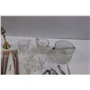 Image 2 : Glassware (Ice Pot, Sherry Glasses, Pitcher, Sugar Dish), Tongs, Spatula, Bells, Cork Screws & Nutcr