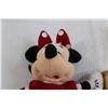 Image 2 : Minnie Mouse Plush, Mickey Mouse Picture Printing Set - As Is