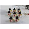 Image 2 : (8) Christmas Snowmen Decorations, (3) Mini Cowboy Hats, Misc.\
