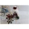 Image 4 : (8) Christmas Snowmen Decorations, (3) Mini Cowboy Hats, Misc.\