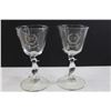 Image 2 : 25th Anniversary Plate and (2) Glasses, Black Hanging Decoration