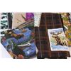 Image 2 : Lot of Cotton Blend Material misc. sized pieces: Outdoor Scenes; Deer; Moose; Eagle; and Misc.