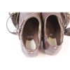 Image 2 : Ladies Dr. Scholl's brown size 8.5 Slips-on leather shoes & Brown Vinyl Purse