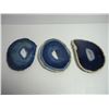 Image 2 : (3) Pieces of Agate, Polished Rock,(2) Pieces of Quartz, Bag of Assorted Rocks