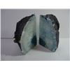 Image 2 : Large Heavy Duty Blue Lace Agate Cut and Polished Bookends
