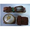 Image 2 : (2) Belts, Wallet, Change Purse, Cigarette Holder, Lion Ornament