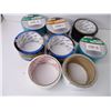 Image 2 : (8) Rolls of Duct Tape (various colors), Light Bulbs, Rolls of colored tape and Tape Measure