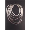 Image 3 : Multistrand Silver Tone Layered Necklace - Display Bust NOT Included