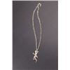 Image 5 : 20" Steel Necklace w/ Gecko Pendant - Display Bust NOT Included