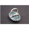 Image 4 : Sterling Silver Turquoise Ring - Size 9