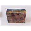 Image 3 : (3) Ugandan Soap Sone Hand Painted Trinket Box with mini Medicine bag; Abalone Shell Trinket Box