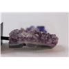 Image 3 : (2) Amethyst Agate on Pedestal - 5" tall; Bag of 6 small pieces of Blue agate