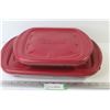 Image 1 : (2) Glass Baking Dishes w/Anchor Lids