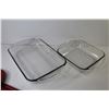Image 3 : (2) Glass Baking Dishes w/Anchor Lids