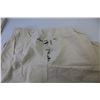 Image 3 : (2) Yours & Mine Flour Bags Cases - Flour Bag Draw String Bag -(2) Yellow Table Cloths (41" x 41" - 