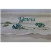Image 5 : (2) Yours & Mine Flour Bags Cases - Flour Bag Draw String Bag -(2) Yellow Table Cloths (41" x 41" - 