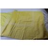 Image 8 : (2) Yours & Mine Flour Bags Cases - Flour Bag Draw String Bag -(2) Yellow Table Cloths (41" x 41" - 