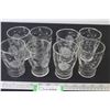 Image 1 : Set of 8 Flowered Glasses