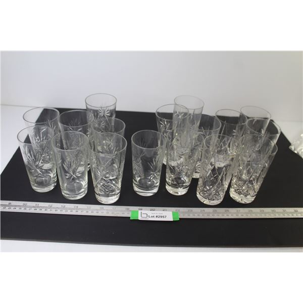 (17) Crystal Glasses (34) Different Patterns