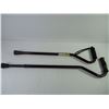 Image 2 : (2) Extra Long and Strong Walking Adjustable Walking Canes/Sticks