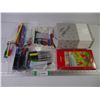 Image 1 : Large Lot of Wax Crayons, Sharpies, Markers and Colorful Crayons