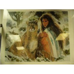 CHOICE on 3: Maija "Autumn Snow"  166/950  Indian Girl with Cougar (23)