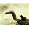 Image 2 : White ivory 2.5" red throated loon with baby on back by Charlie Kokuluk (2)