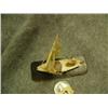 Image 2 : 2.5" ivory one masted sailing boat with Eskimo hunter by Thomas Pushruk (deceased) in 2004 when he w