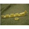 Image 1 : 7.5" white walrus ivory dog team by Don Savage #593F (2)