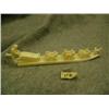 Image 6 : 7.5" white walrus ivory dog team by Don Savage #593F (2)