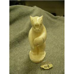 4" white ivory bear by Dean Pulluck (deceased) #684C (2)
