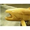 Image 2 : Outstanding 8" king salmon carved from fossilized ivory by Michael Scott (2)