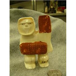 3.5" white ivory King Island dancer by Mark Seeganna (2)