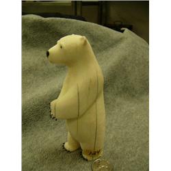 5.75" bear - tremendous carving by Al Koonooka - baleen claws, nose and eyes - retail value $1600.00