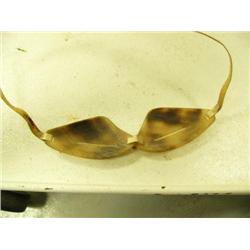 CHOICE on 2 caribou hoof snow glasses with seal skin bands