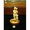 Image 1 : Steve Byazroy 5.5" Aleut hunter carved in fossilized ivory #BT15 (25)
