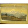 Image 2 : Double matted and framed print, artist proof by Ernest Robertson 1989 "Golden Afternoon" 17.5"x33" (