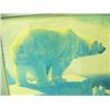 Image 3 : Triple matted and framed Fred Machetanz polar bear looking at ships 19" x 31"  (134)