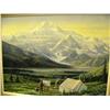 Image 2 : Original oil of Sydney Laurence painting of Mt. McKinley by Gary Peterson 1995 size 31"x38" (134)