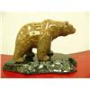Image 1 : Soapstone bear- 6-1/2" tall (2)