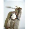 Image 2 : 14" whale bone hunter by Michael Scott trimmed in mink (2)