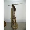 Image 4 : 14" whale bone hunter by Michael Scott trimmed in mink (2)