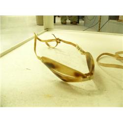 CHOICE on 2 caribou hoof snow glasses with seal skin bands