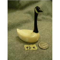 CHOICE On 2: 3.5" ivory and baleen Canadian geese by Aningayou (2)