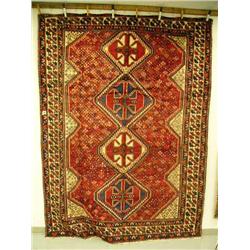 Persian carpet #40125- Shiraz, 9.5' x 7.1'- estimated retail value $4,101 (8888)